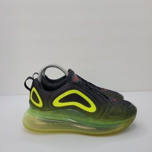 Nike GS Air Max 720 Black Hyper Crimson Volt Youth Shoes AQ3196-005 US Size 5.5Y